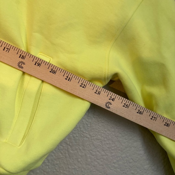 Teddy Fresh Hoodie Highlighter Neon Yellow Cropped Friendship Bracelet - Picture 4 of 11